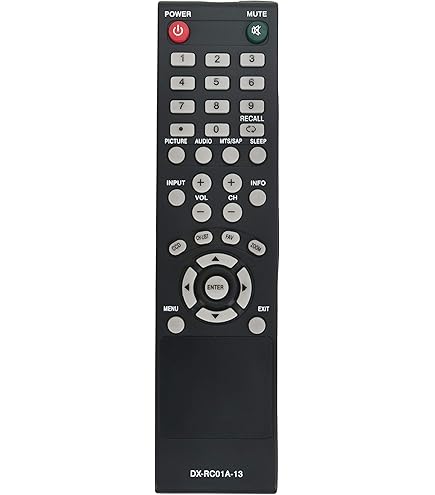 Amazon.com: DX-RC01A-13 DXRC01A13 Replacement Remote Control